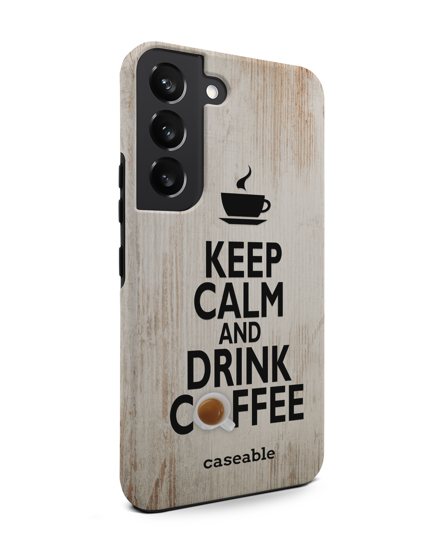 Drink Coffee Premium Phone Case Samsung Galaxy S22 5G: View from the left side