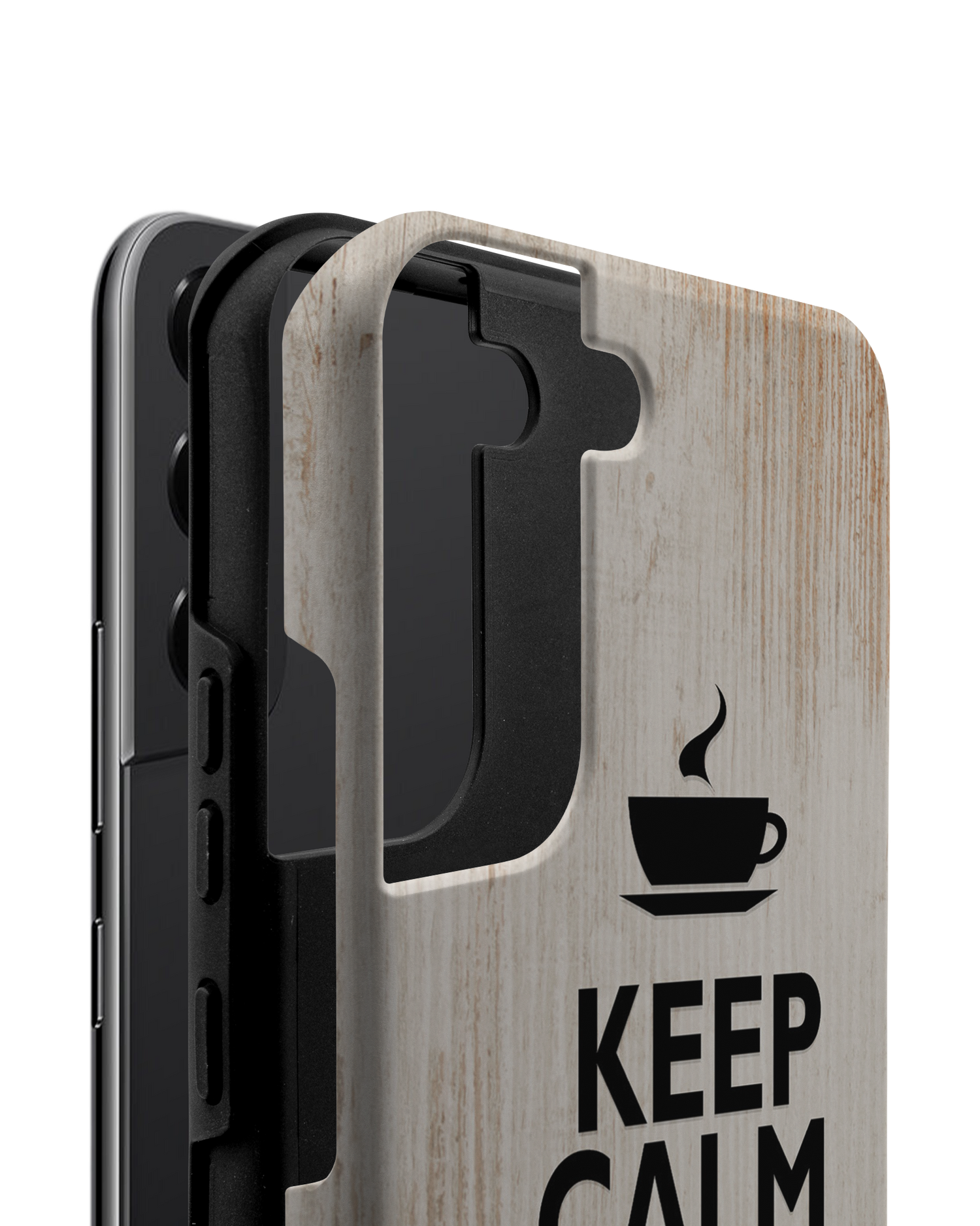 Drink Coffee Premium Phone Case Samsung Galaxy S22 5G consisting of 2 parts
