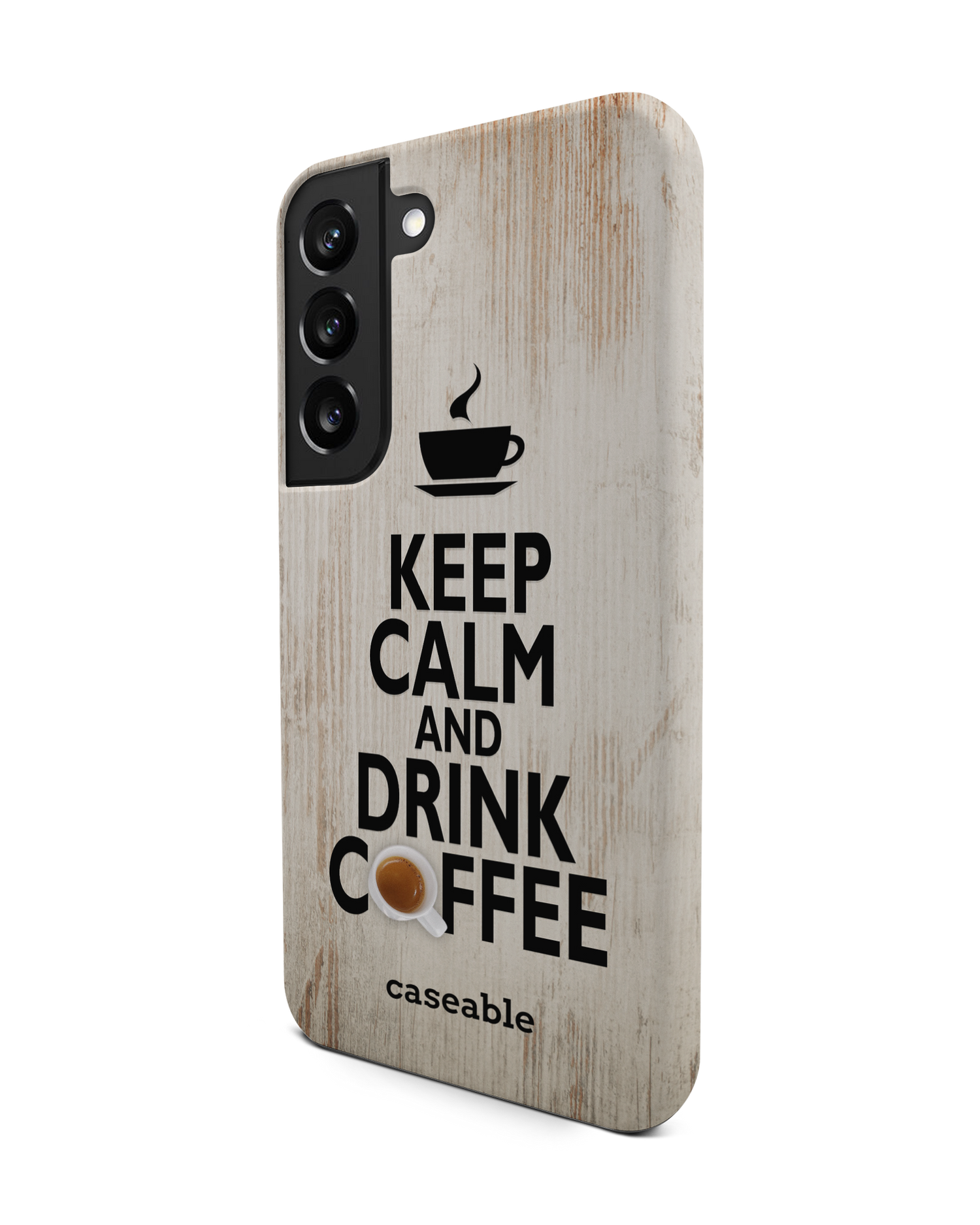 Drink Coffee Premium Phone Case Samsung Galaxy S22 5G: View from the right side