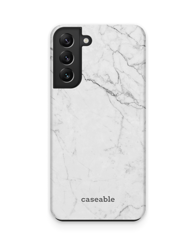 White Marble Premium Phone Case Samsung Galaxy S22 5G