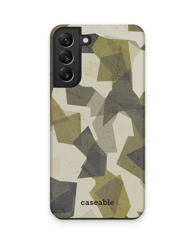 Geometric Camo Green Premium Phone Case Samsung Galaxy S22 5G