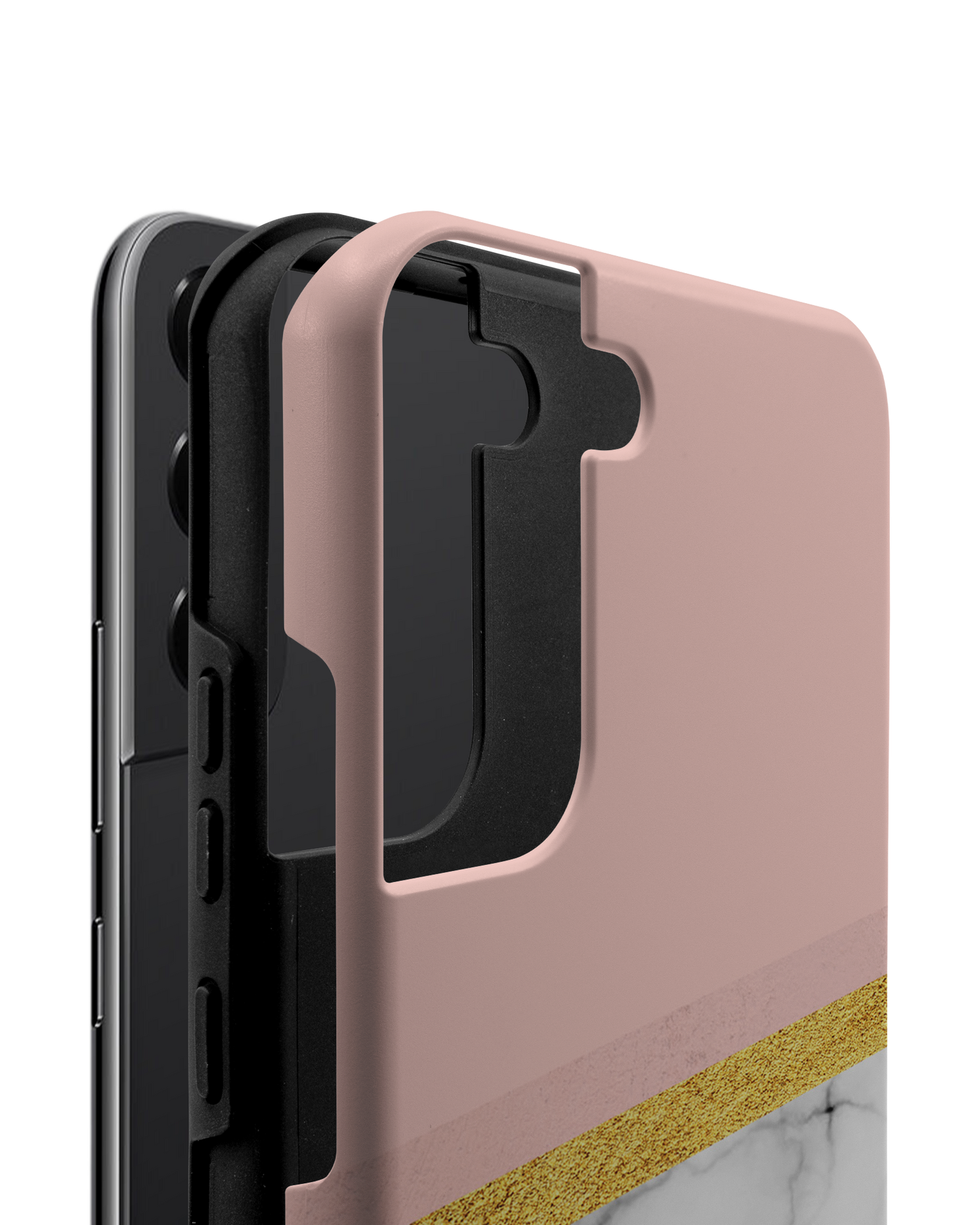 Marble Slice Premium Phone Case Samsung Galaxy S22 5G consisting of 2 parts