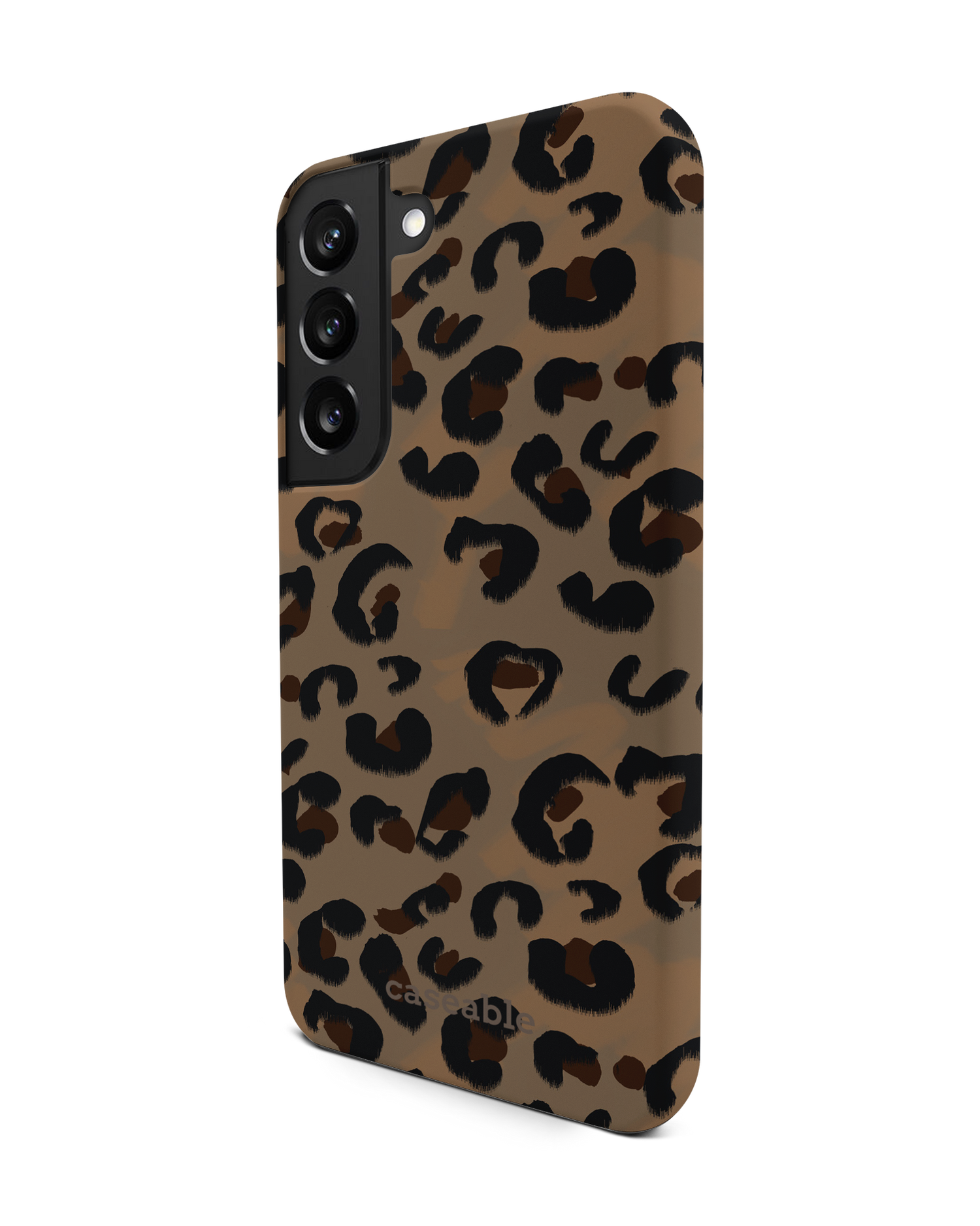 Leopard Repeat Premium Phone Case Samsung Galaxy S22 5G: View from the right side