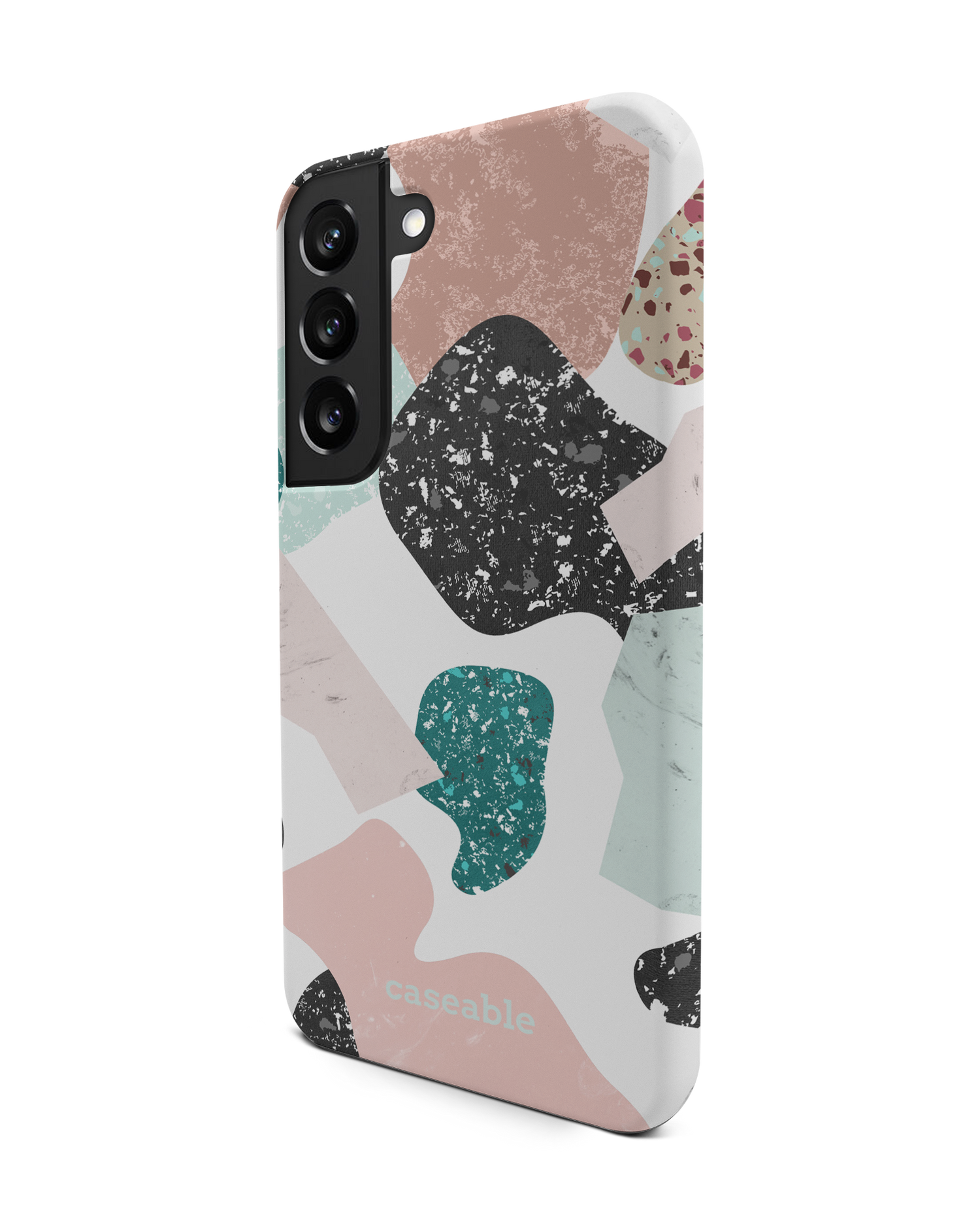 Scattered Shapes Premium Phone Case Samsung Galaxy S22 5G: View from the right side