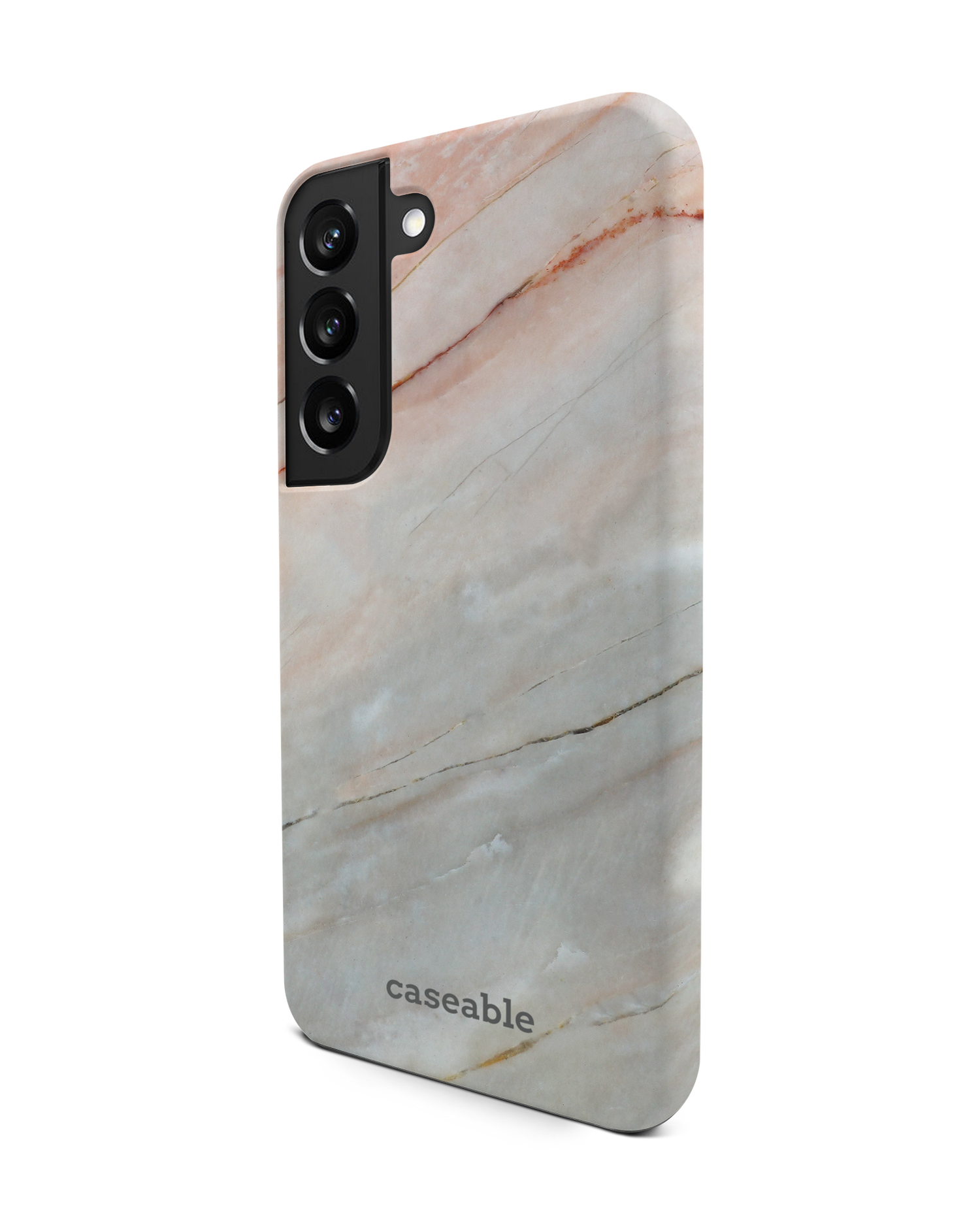 Mother of Pearl Marble Premium Phone Case Samsung Galaxy S22 5G: View from the right side