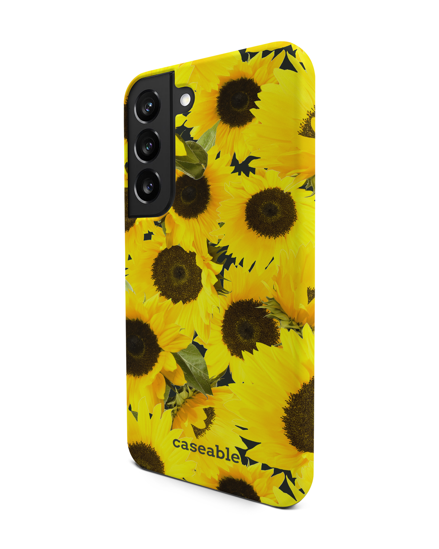 Sunflowers Premium Phone Case Samsung Galaxy S22 5G: View from the right side