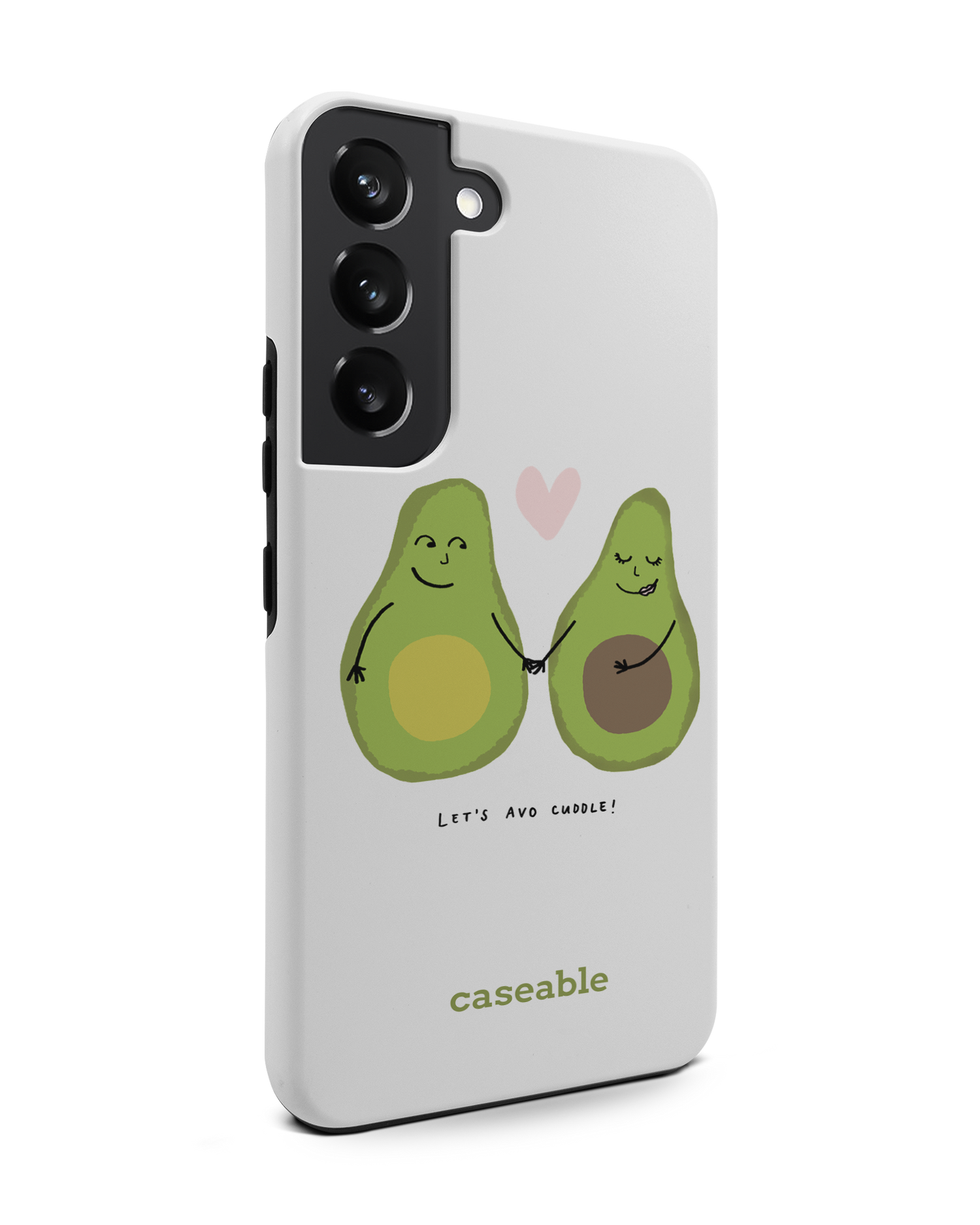Avocado Premium Phone Case Samsung Galaxy S22 5G: View from the left side