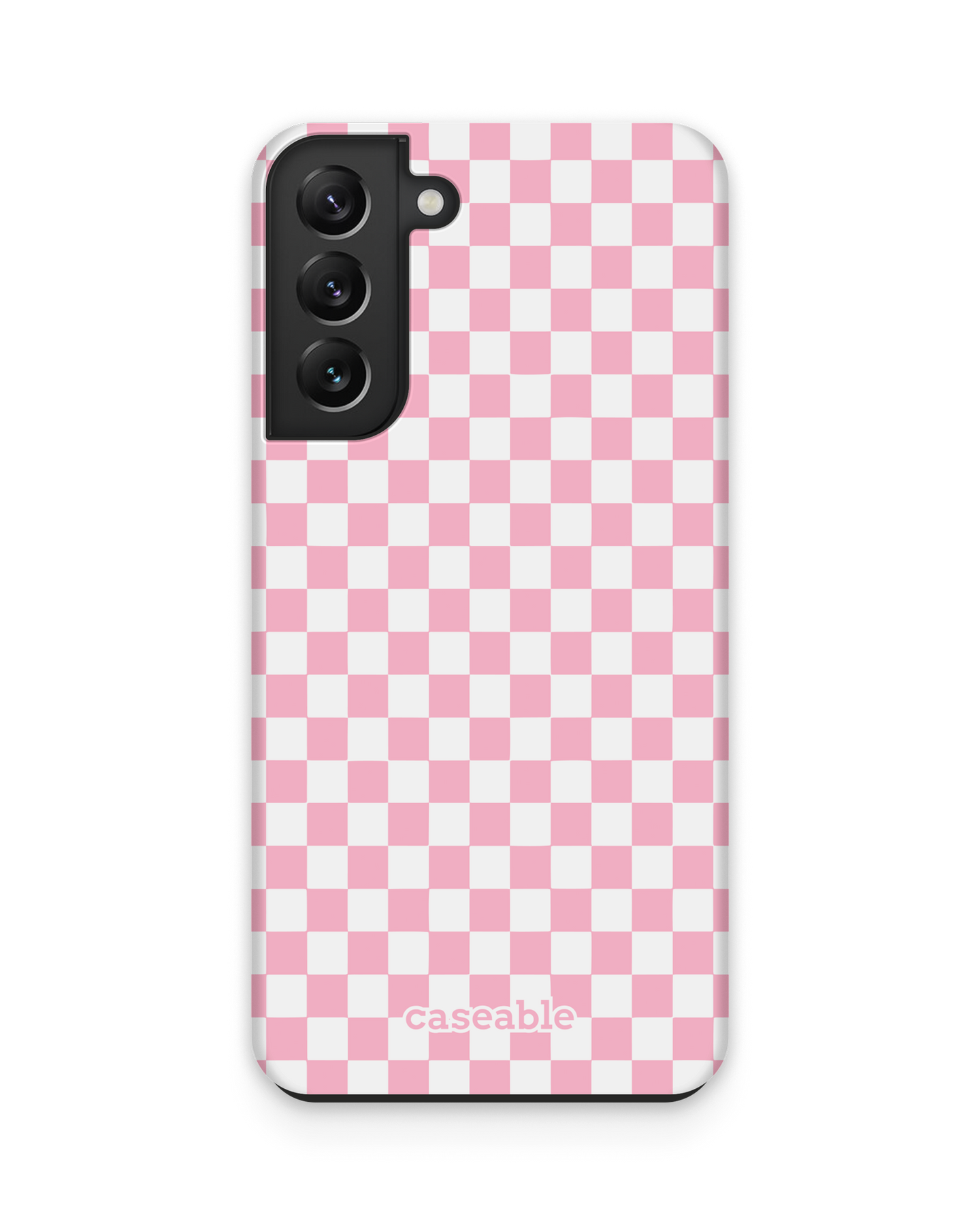 Checkerboard Grid Pattern Protective Case Cover For Samsung Galaxy