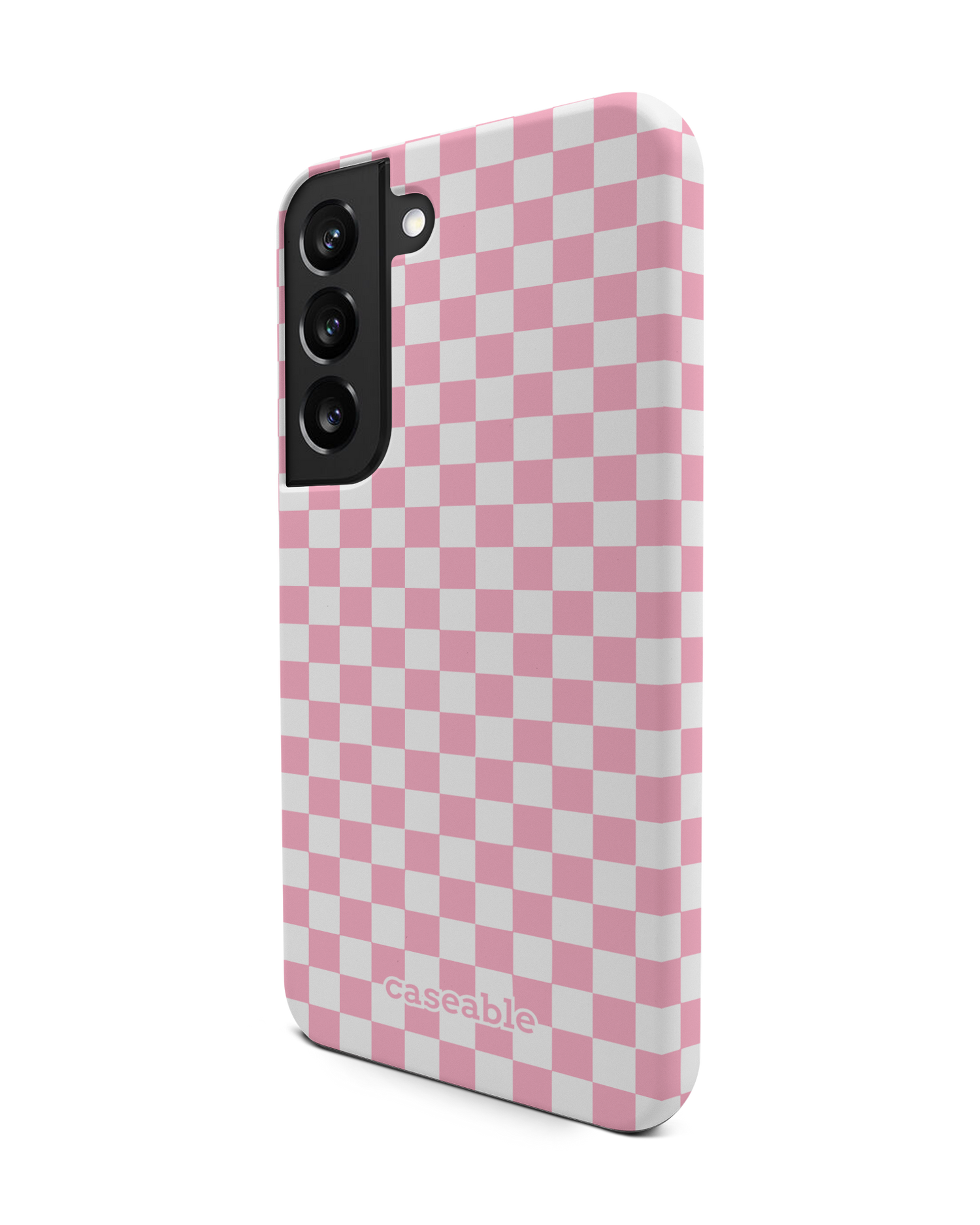 Pink Checkerboard Premium Phone Case Samsung Galaxy S21 Plus