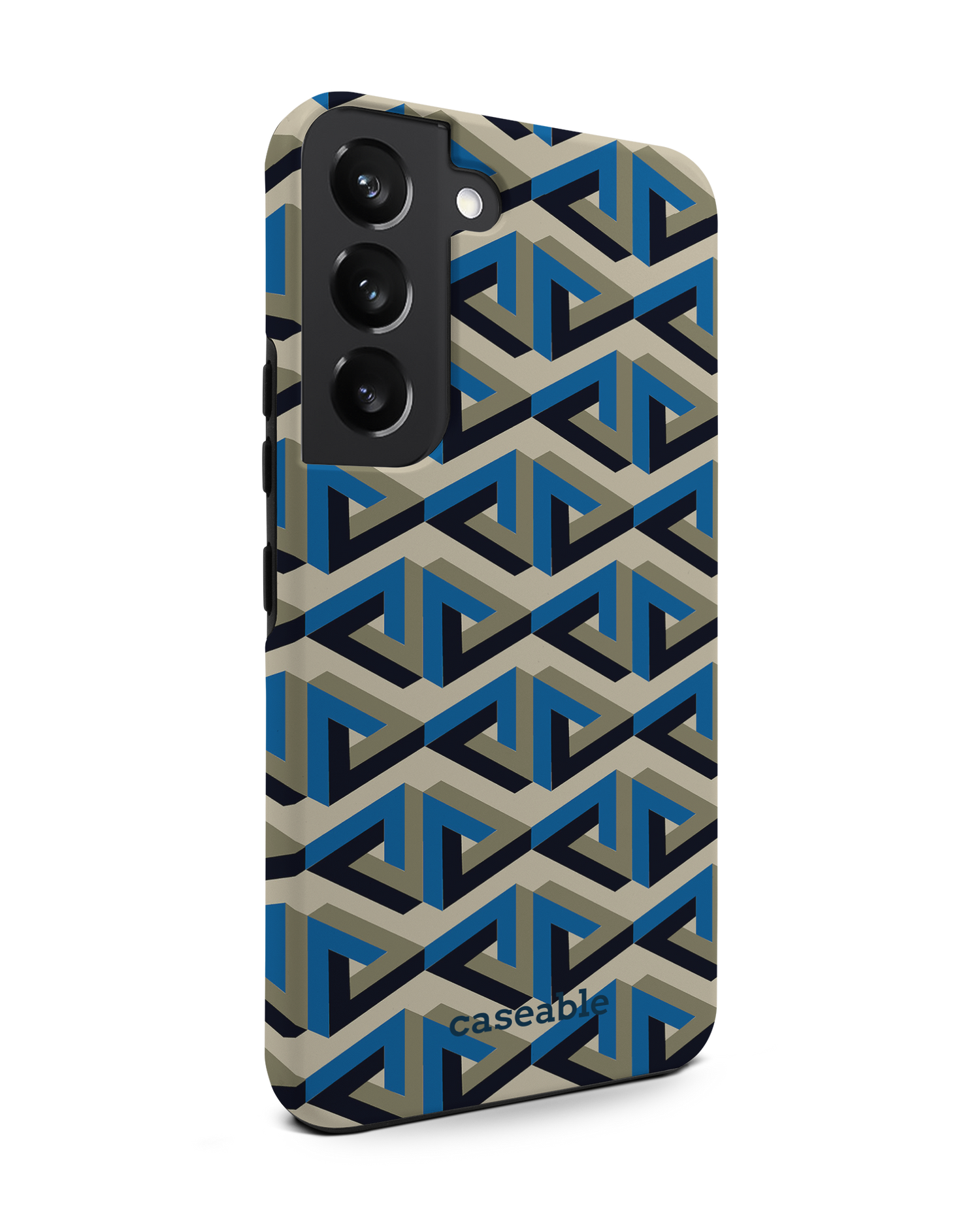 Penrose Pattern Premium Phone Case Samsung Galaxy S22 5G: View from the left side