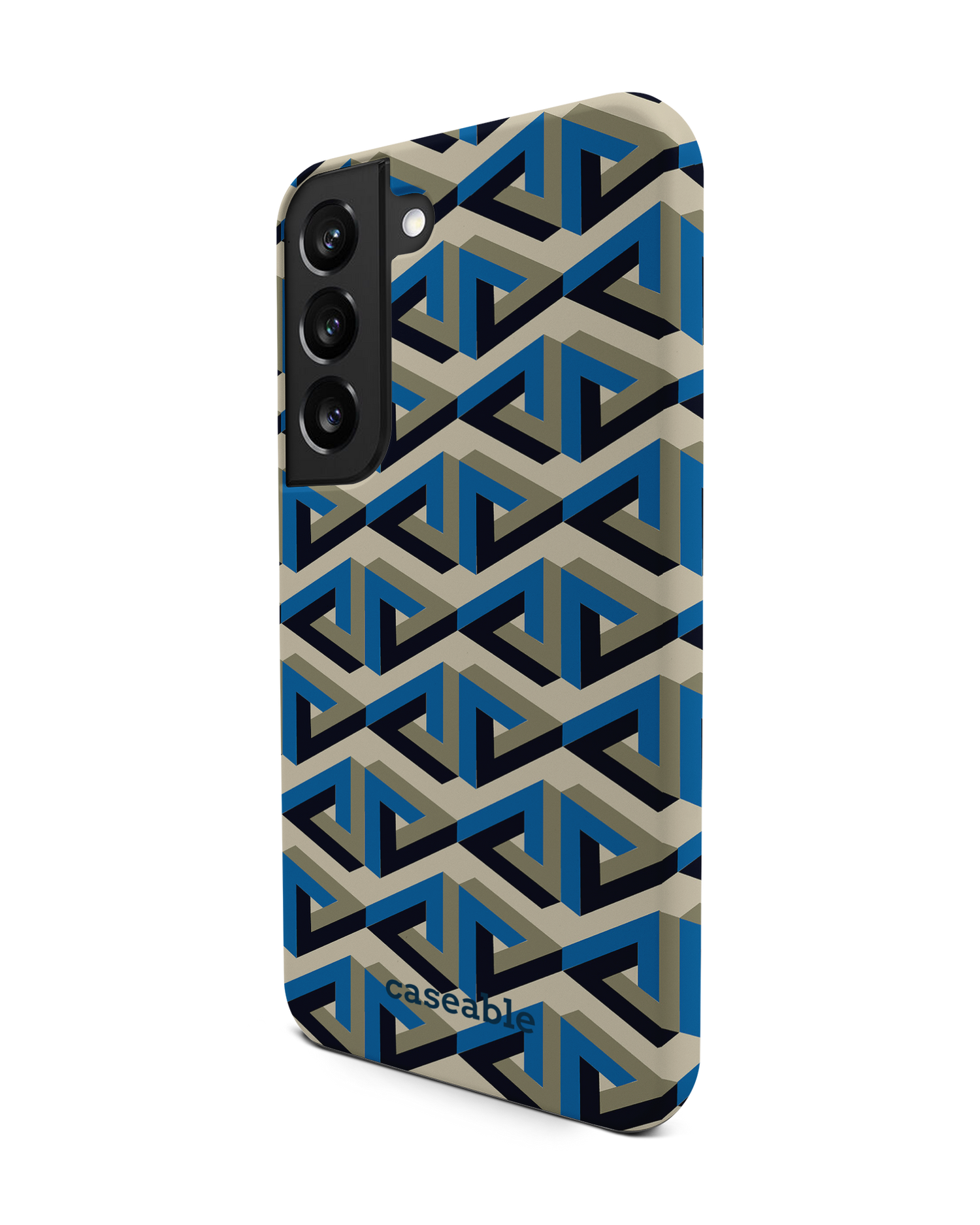 Penrose Pattern Premium Phone Case Samsung Galaxy S22 5G: View from the right side
