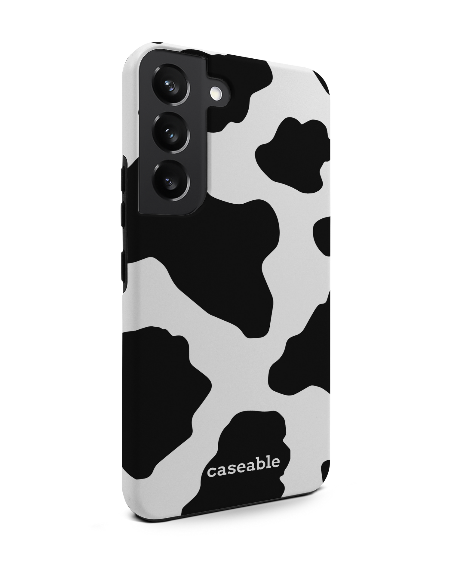 Cow Print 2 Premium Phone Case Samsung Galaxy S22 5G: View from the left side