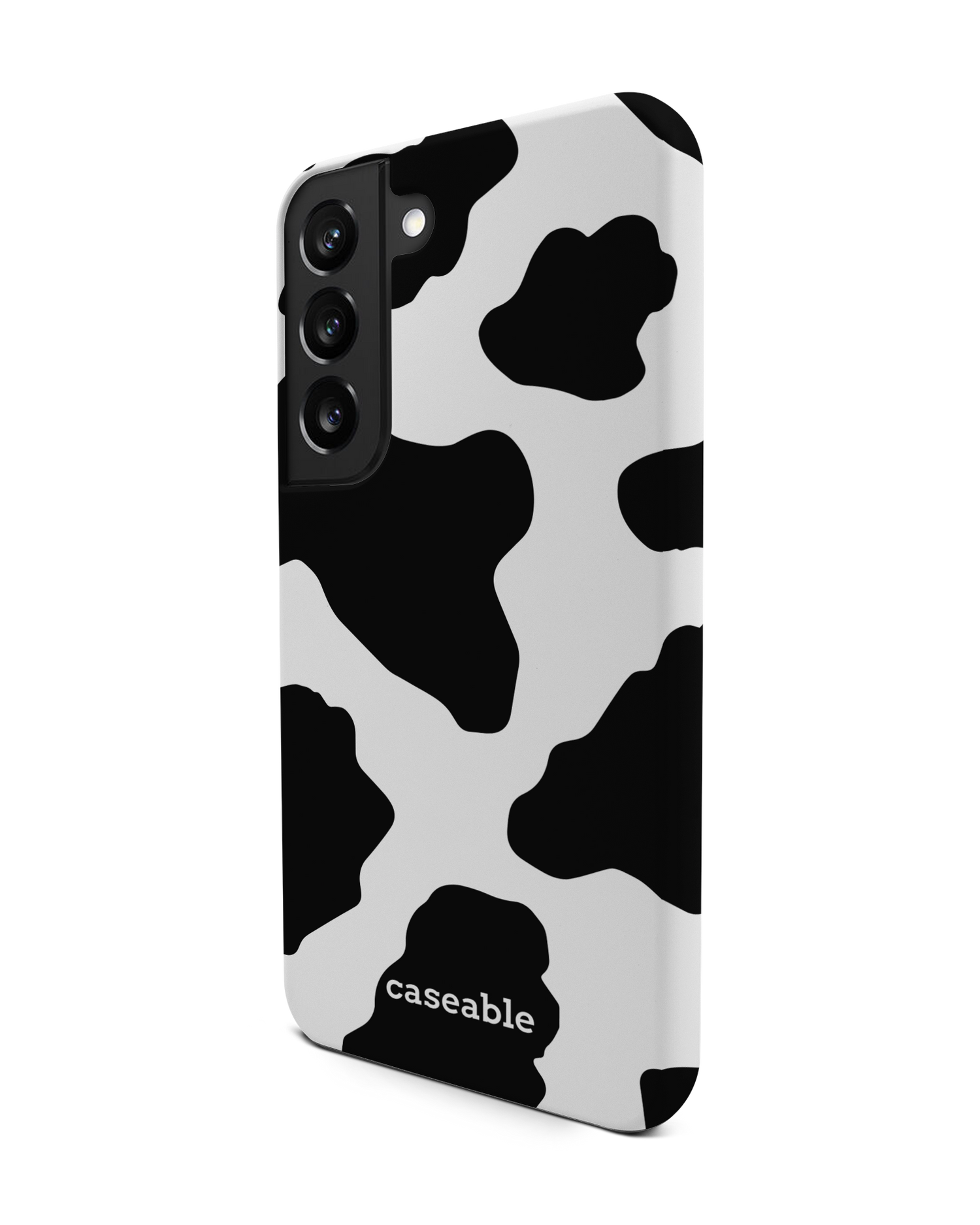 Cow Print 2 Premium Phone Case Samsung Galaxy S22 5G: View from the right side