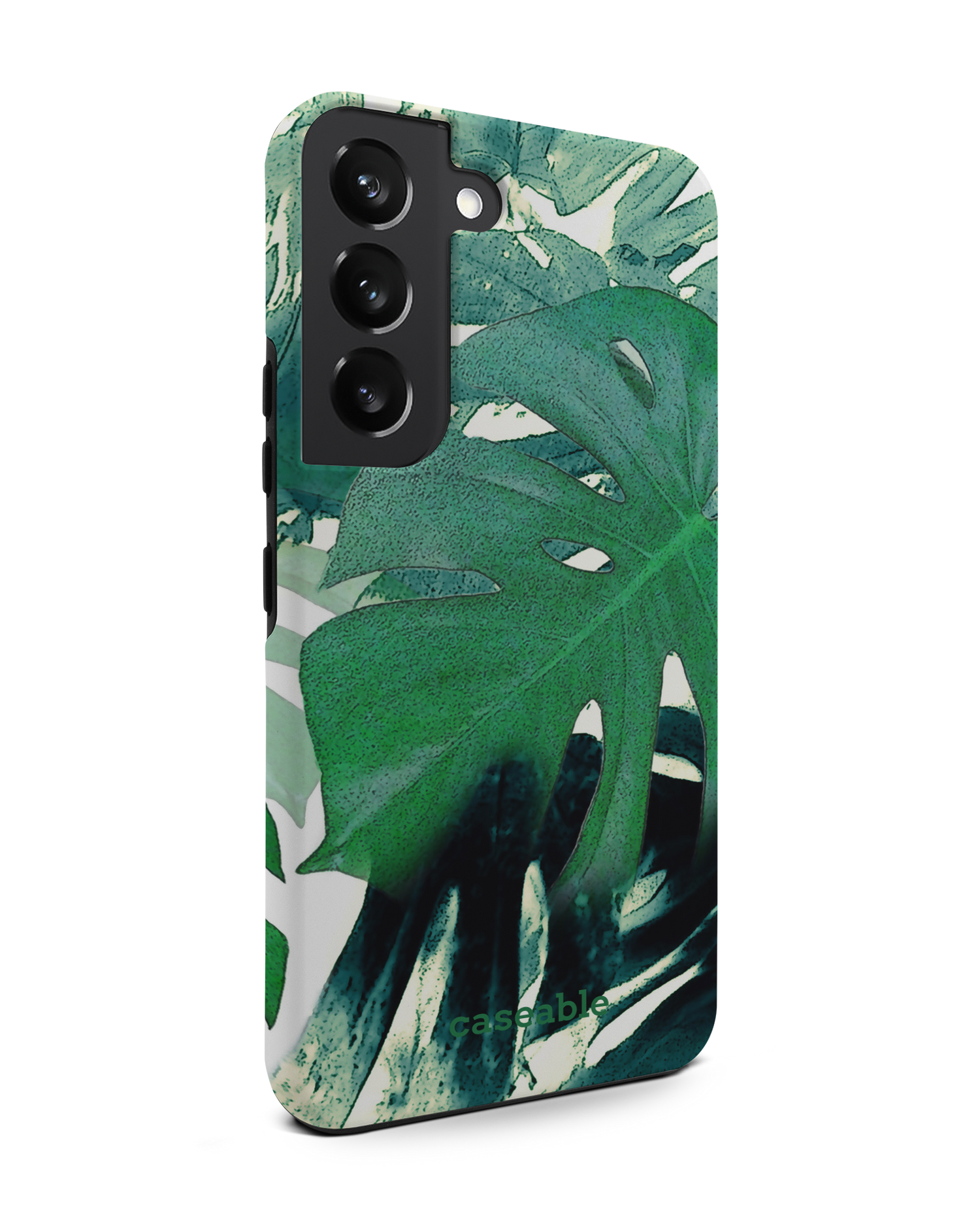 Saturated Plants Premium Phone Case Samsung Galaxy S22 5G: View from the left side
