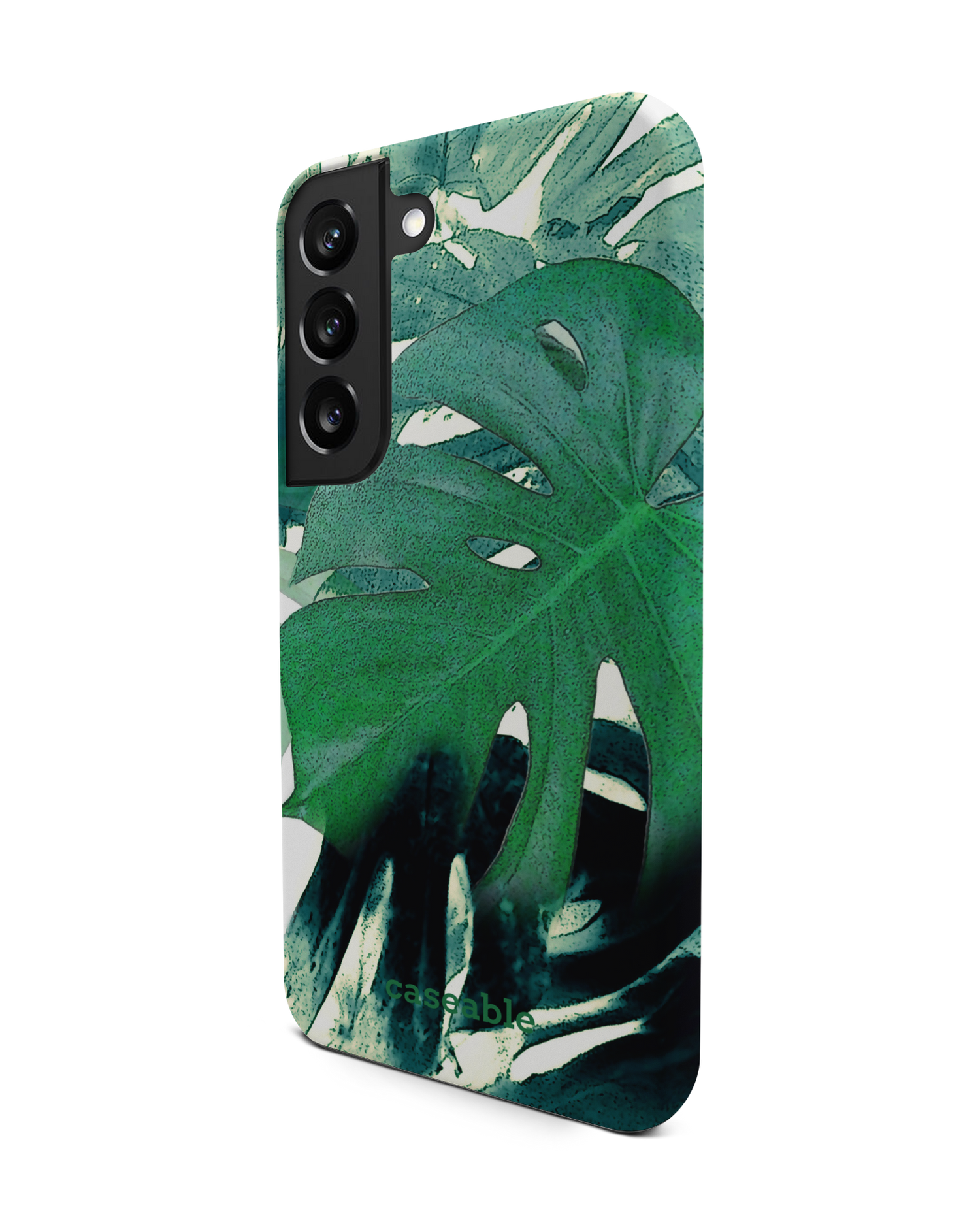 Saturated Plants Premium Phone Case Samsung Galaxy S22 5G: View from the right side
