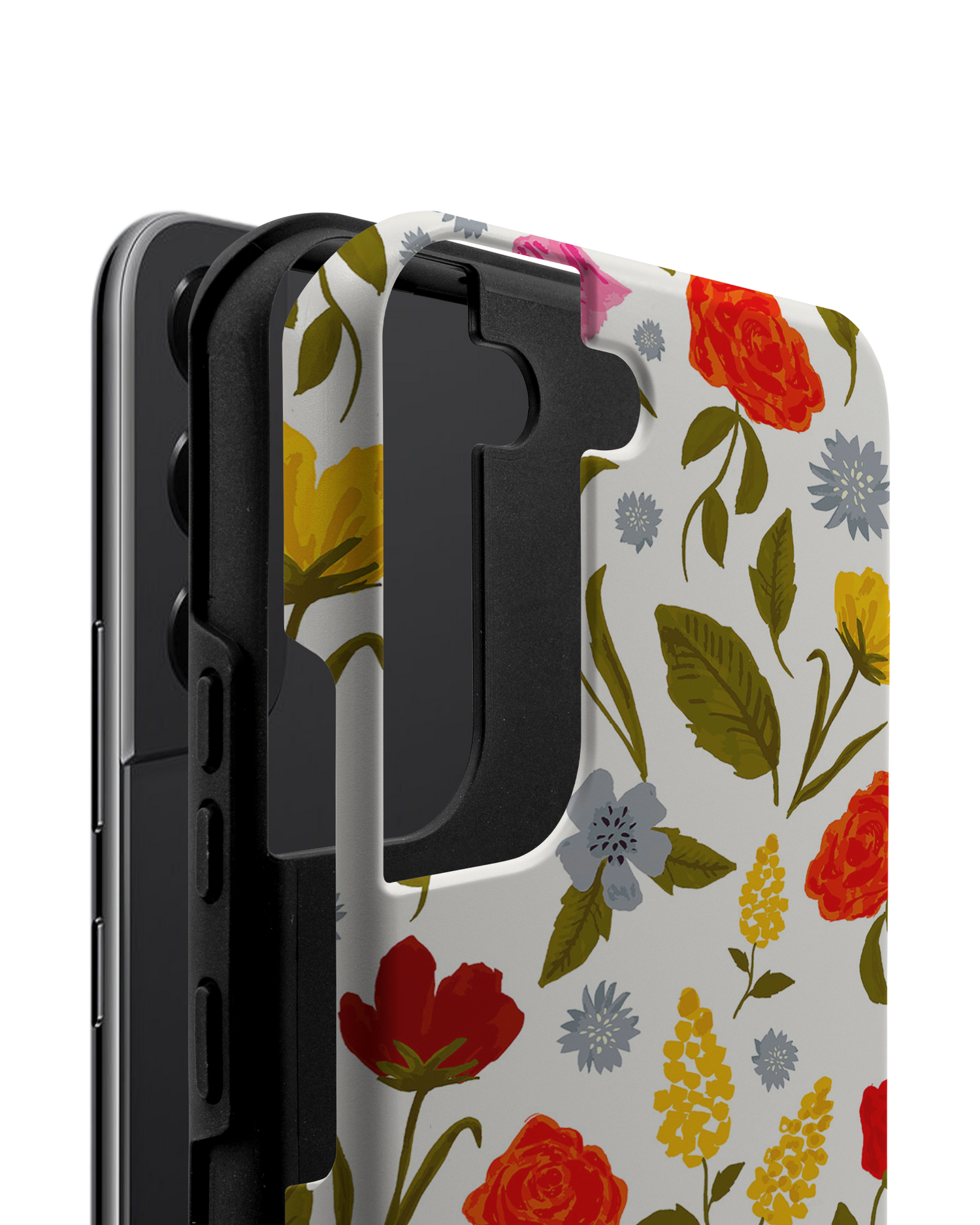 Botanical Beauties Premium Phone Case Samsung Galaxy S22 5G consisting of 2 parts