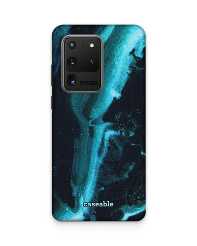 Deep Turquoise Sparkle Premium Phone Case Samsung Galaxy S20 Ultra