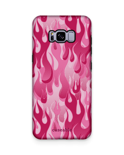 Pink Flames Premium Phone Case Samsung Galaxy S8 Plus