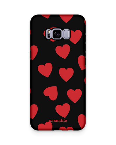 Repeating Hearts Premium Phone Case Samsung Galaxy S8 Plus