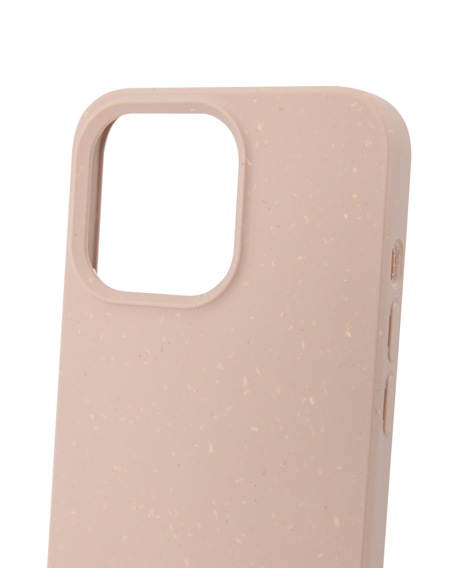 Sand Pink Eco-Friendly Phone Case for Apple iPhone 13 Pro: Details outside