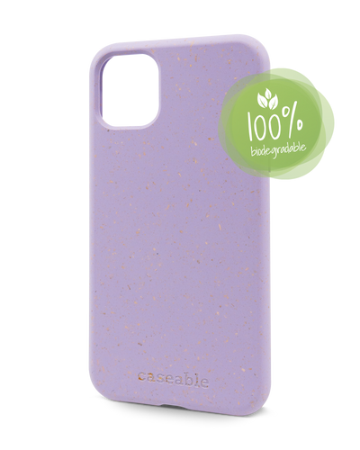 Purple Eco-Friendly Phone Case for Apple iPhone 11: 100% Biodegradable