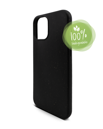 Black Eco-Friendly Phone Case for Apple iPhone 12 Pro Max: 100% Biodegradable