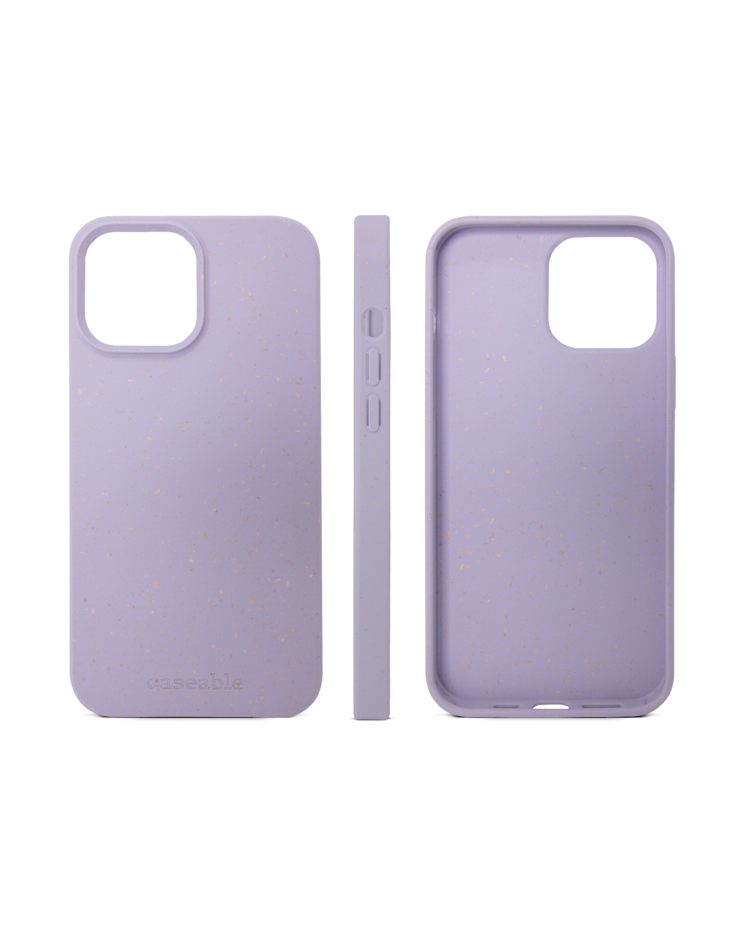 Purple Eco-Friendly Phone Case for Apple iPhone 12 Pro Max: Side Views