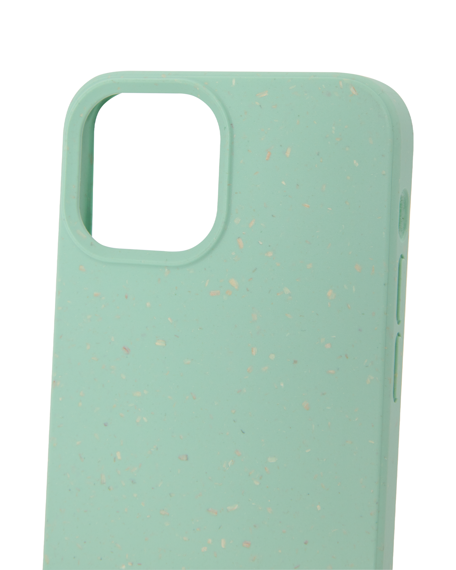 Light Green Eco-Friendly Phone Case for Apple iPhone 12 mini: Details outside
