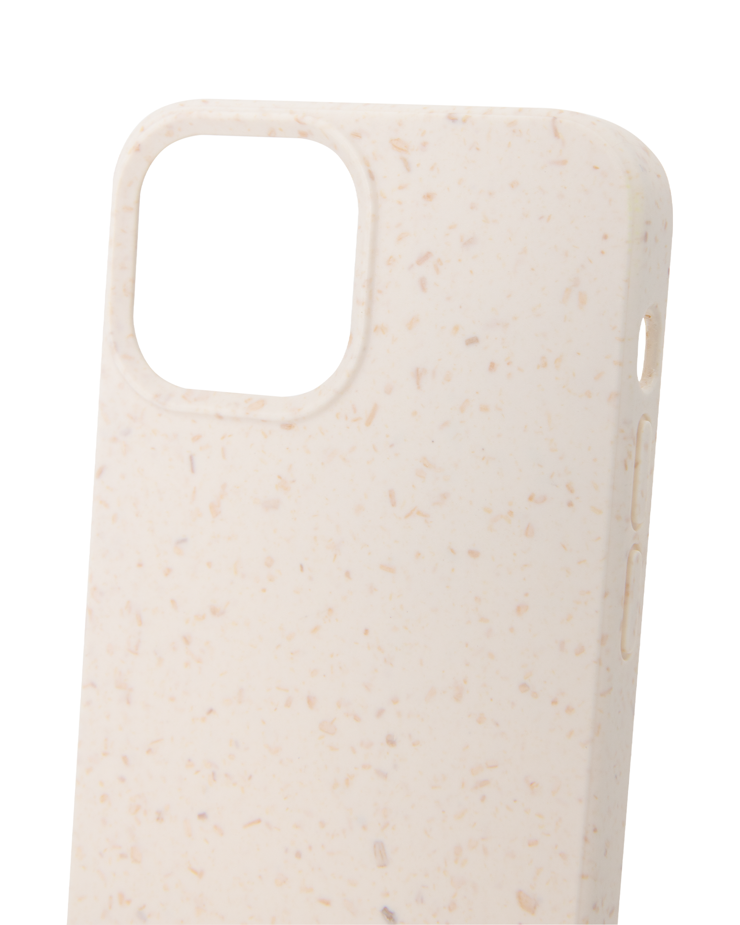 White Eco-Friendly Phone Case for Apple iPhone 12 mini: Details outside