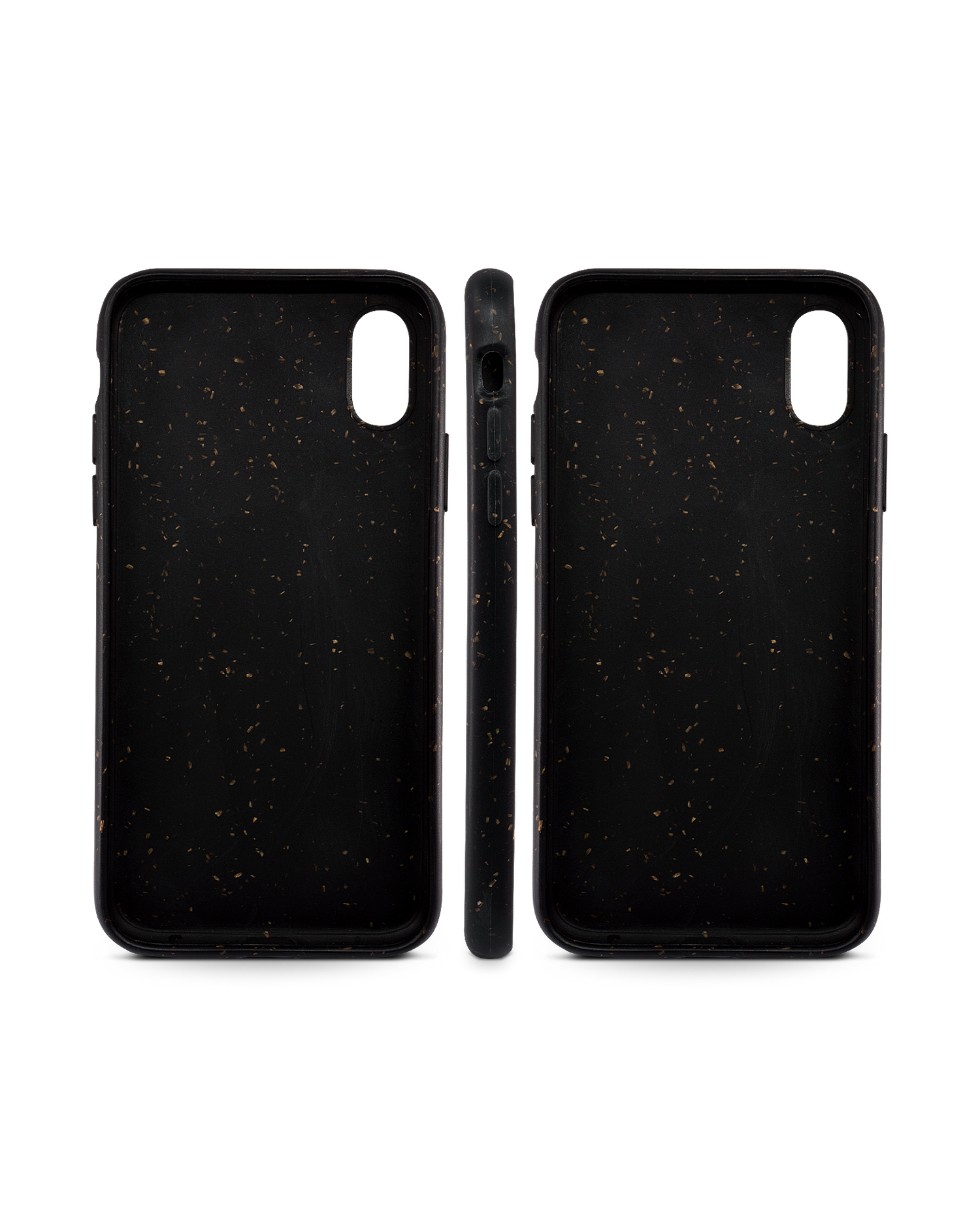 Black Eco-Friendly Phone Case for Apple iPhone X, Apple iPhone XS: Side Views