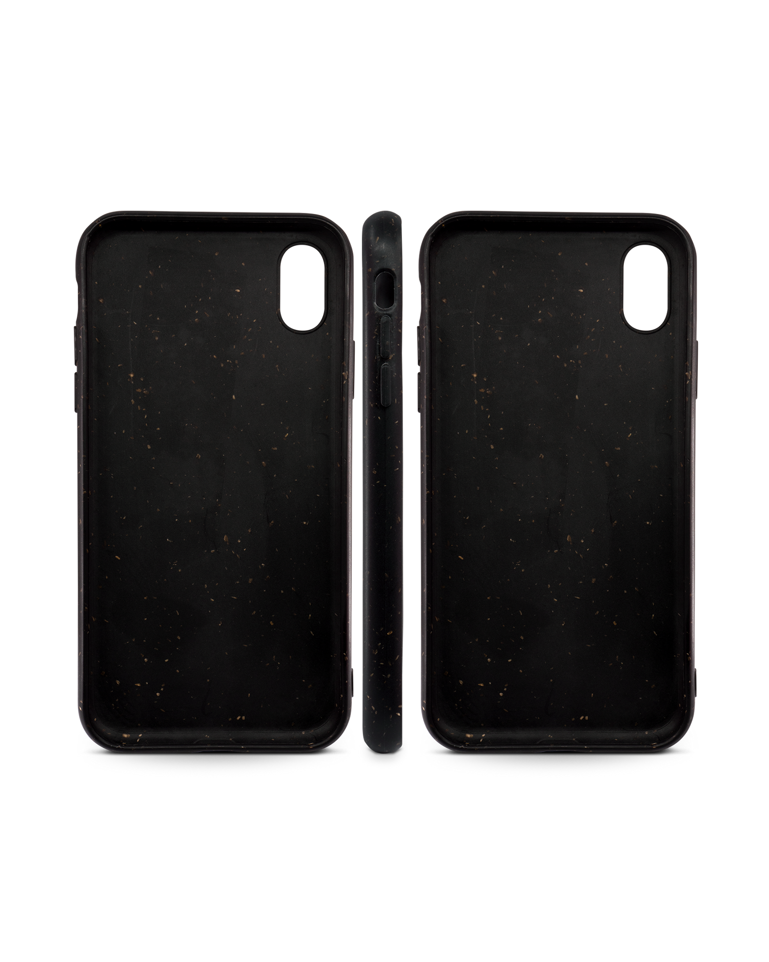 Black Eco-Friendly Phone Case for Apple iPhone XR: Side Views