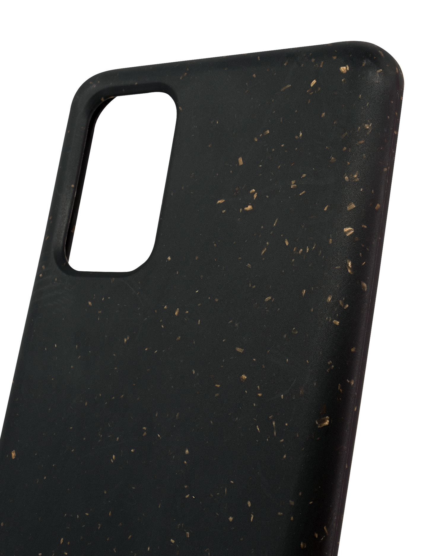 Black Eco-Friendly Phone Case for Samsung Galaxy S20 Plus: Details outside