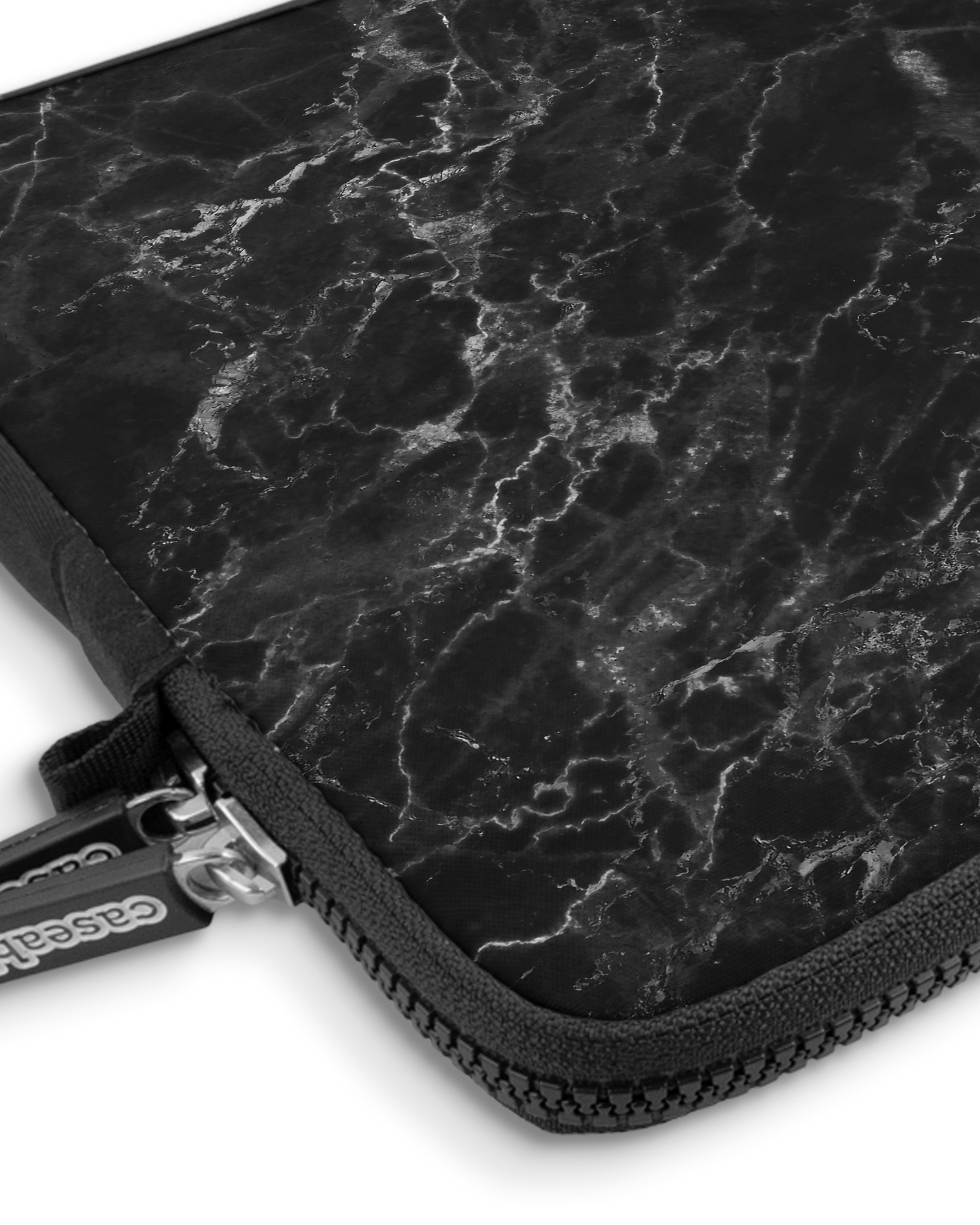 Midnight Marble Premium Laptop Bag 13 inch with device inside