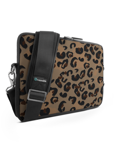 Leopard Repeat Premium Laptop Bag 13 inch