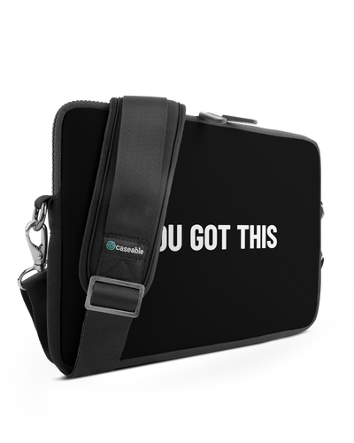 You Got This Black Premium Laptop Bag 13 inch