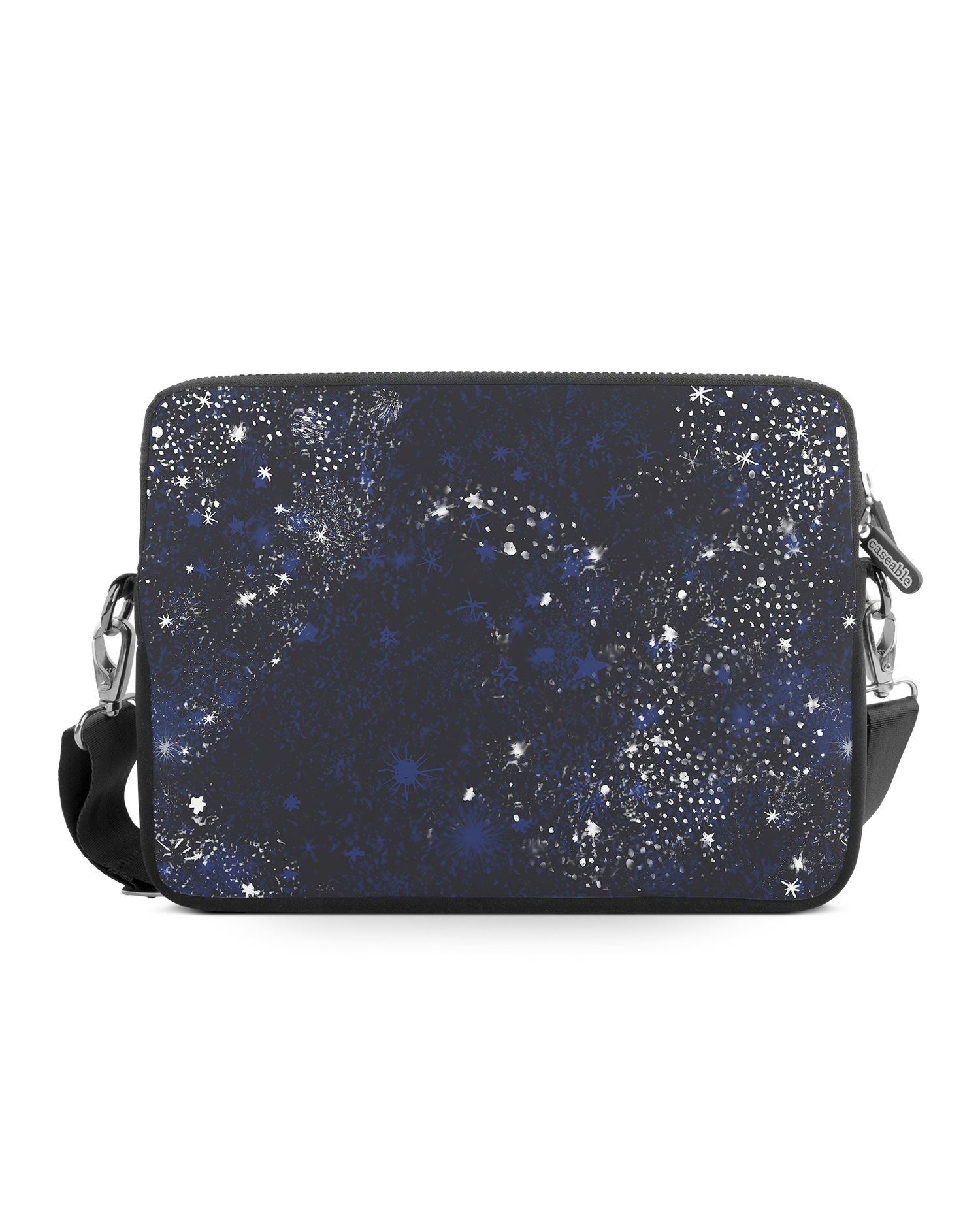 Starry Night Sky Premium Laptop Bag 15 inch: Front View