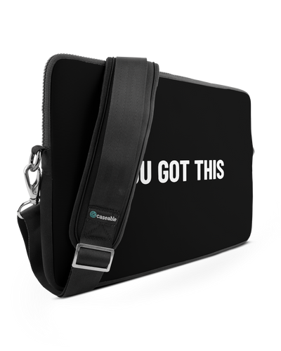 You Got This Black Premium Laptop Bag 15 inch