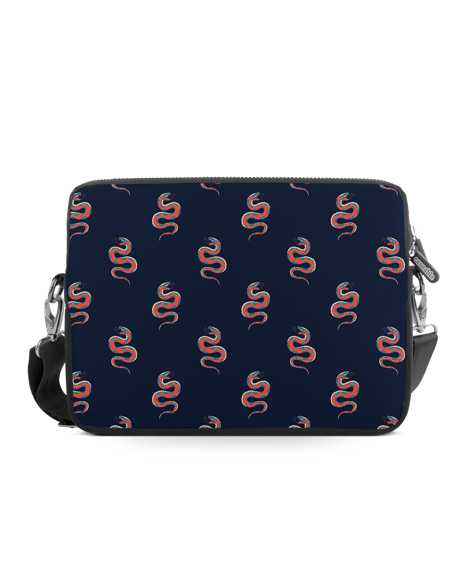 Repeating Snakes Premium Laptop Bag 15 inch: Front View