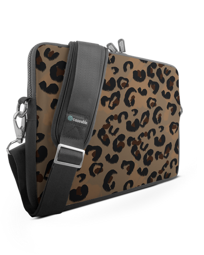 Leopard Repeat Premium Laptop Bag 13-14 inch