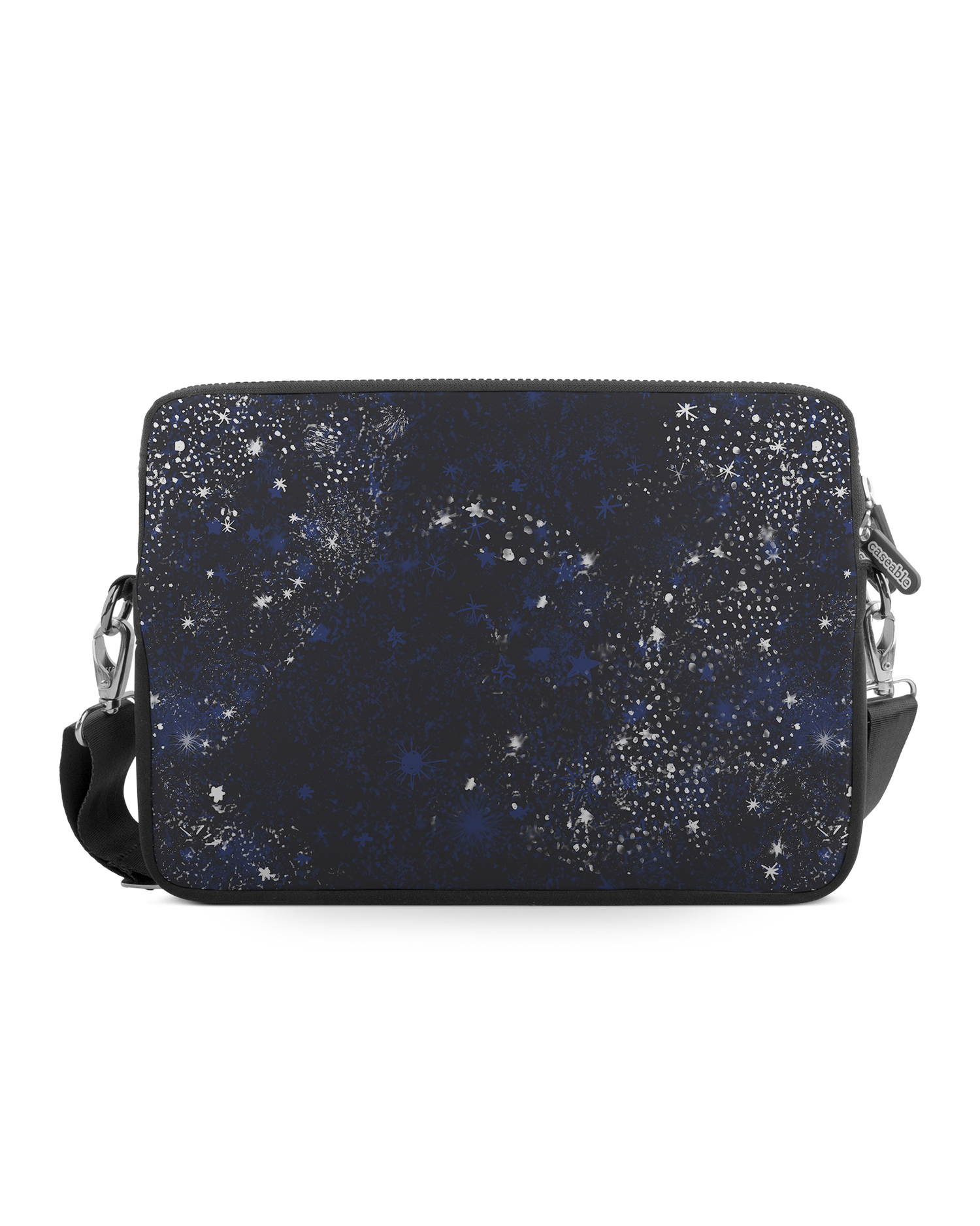 Starry Night Sky Premium Laptop Bag 13-14 inch: Front View