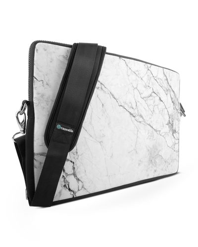 White Marble Premium Laptop Bag 17 inch