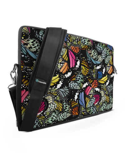 Psychedelic Butterflies Premium Laptop Bag 17 inch