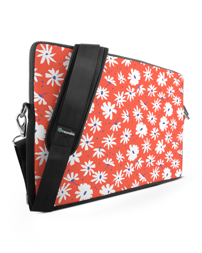 Retro Daisy Premium Laptop Bag 17 inch