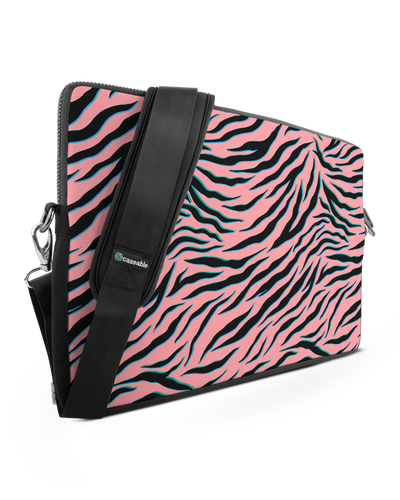 Pink Zebra Premium Laptop Bag 17 inch