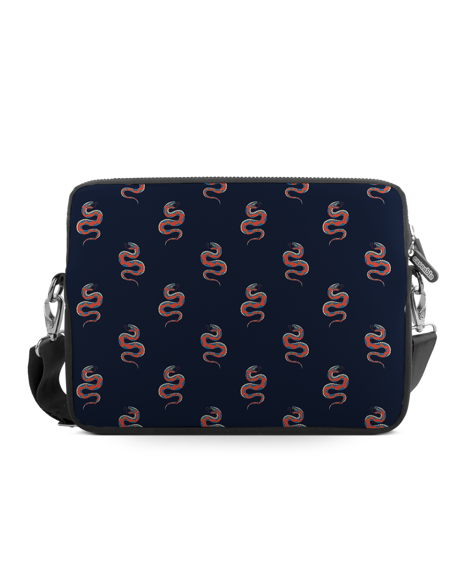 Repeating Snakes Premium Laptop Bag 17 inch: Front View