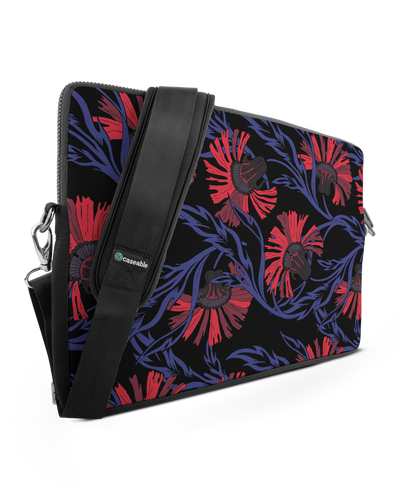 Midnight Floral Premium Laptop Bag 17 inch