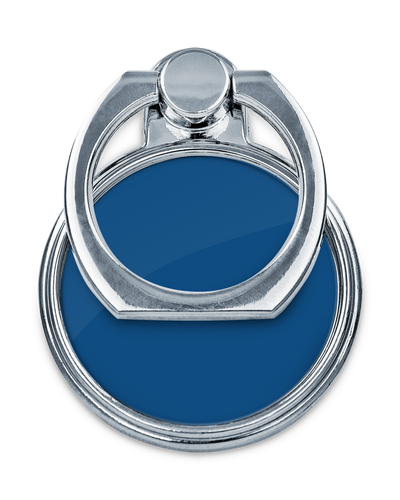 CLASSIC BLUE Ring Holder attached to a smartphone
