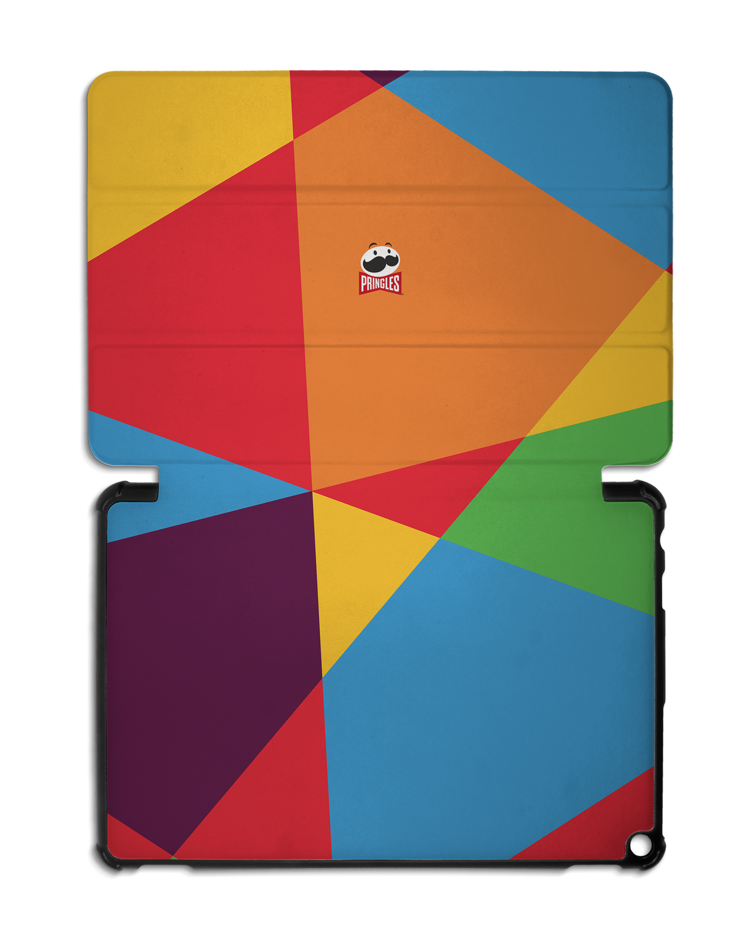 Pringles Abstract Tablet Smart Case for Amazon Fire HD 10 (2021): Opened
