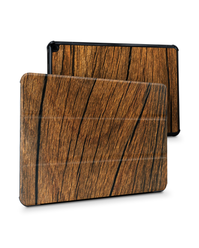 Wood Tablet Smart Case for Amazon Fire HD 10 (2021): Front View