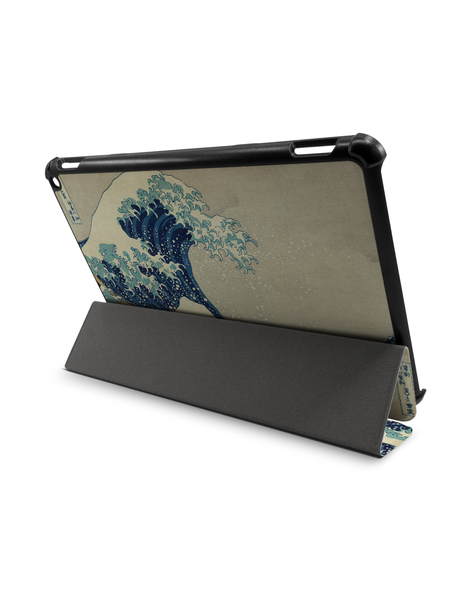 Great Wave Off Kanagawa By Hokusai Tablet Smart Case Amazon Fire HD 10 (2021): Used as Stand